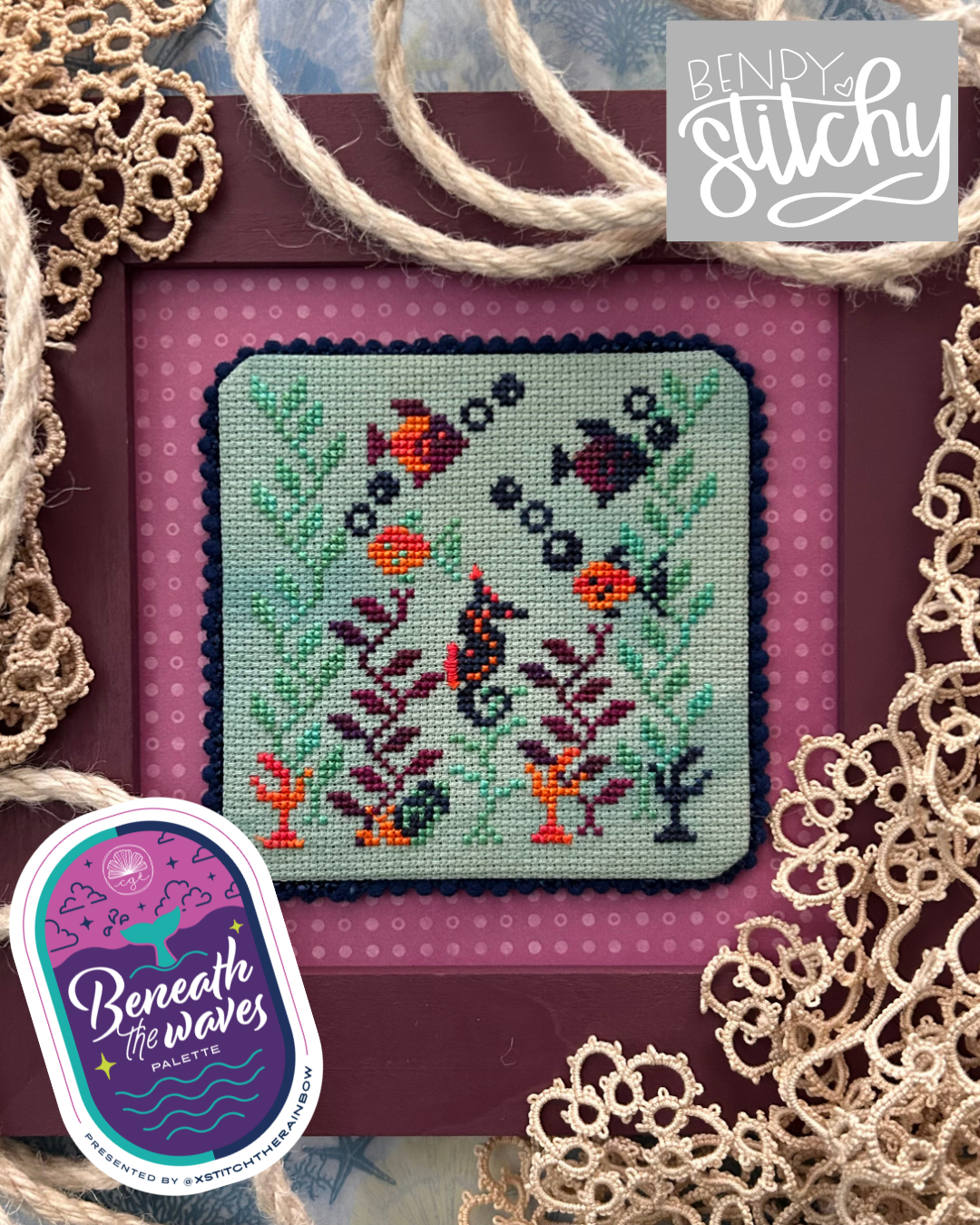 XStitch The Rainbow - Summer Shoal