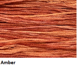 Forbidden Fiber Company Embroidery Threads - Rust / Coral