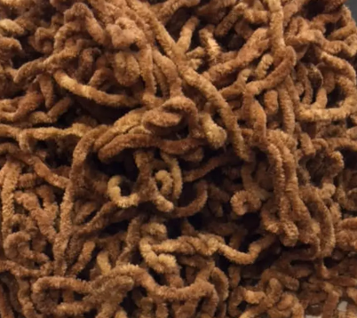 Lady Dot Creates -Cream / Gold / Brown Chenille