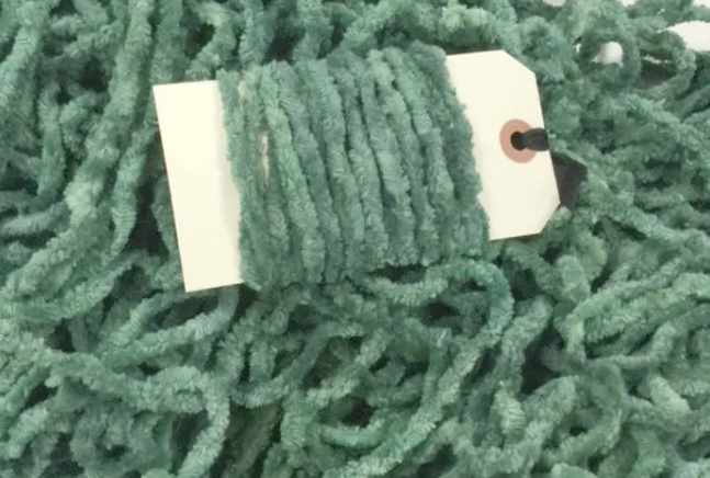 Lady Dot Creates -Green Chenille