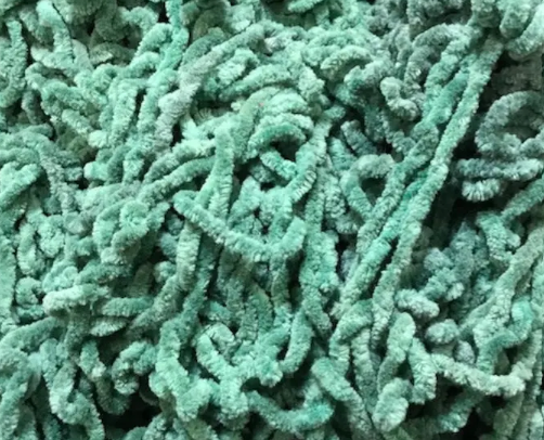 Lady Dot Creates -Green Chenille