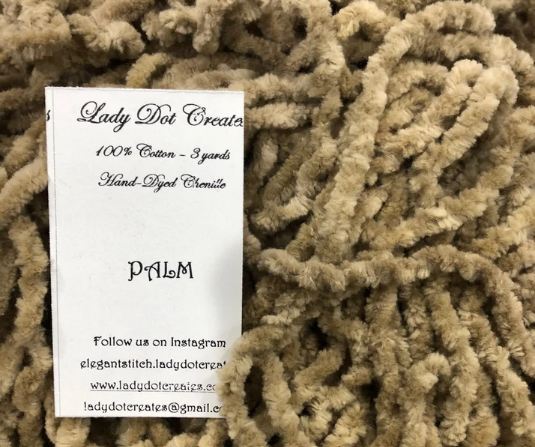 Lady Dot Creates -Green Chenille