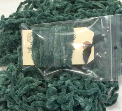 Lady Dot Creates -Green Chenille