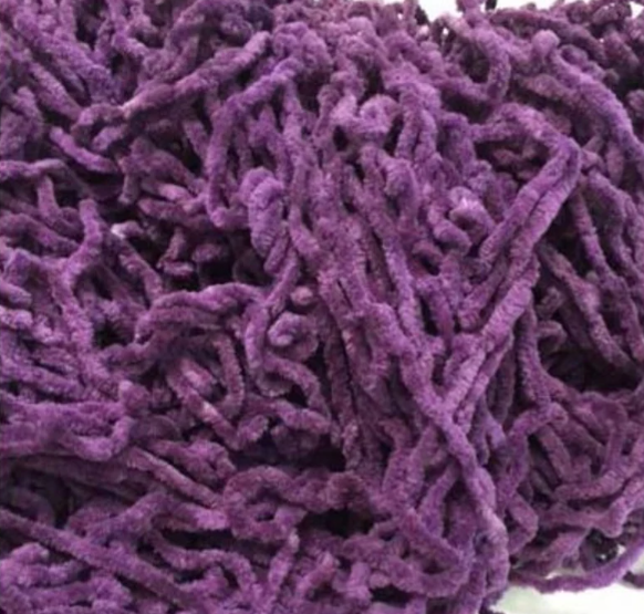 Lady Dot Creates -Purple Chenille