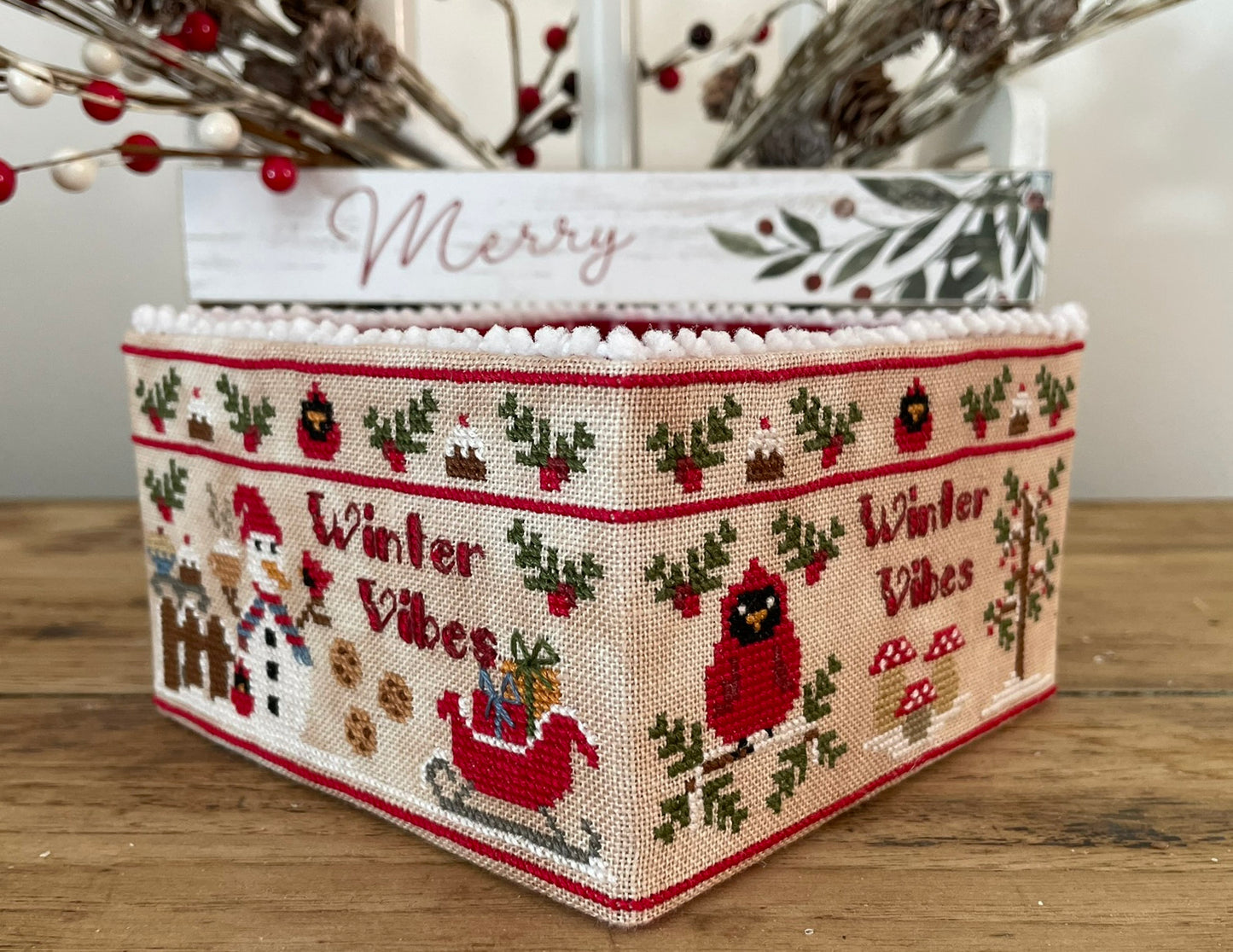 Winter Vibes basket