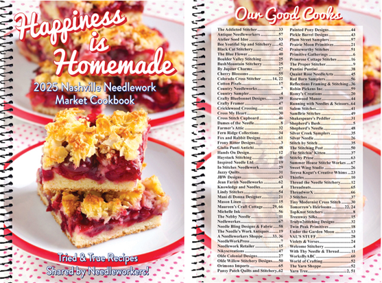 2025 Nashville Needlework Market Exclusive Cookbook: Happiness is Homemade