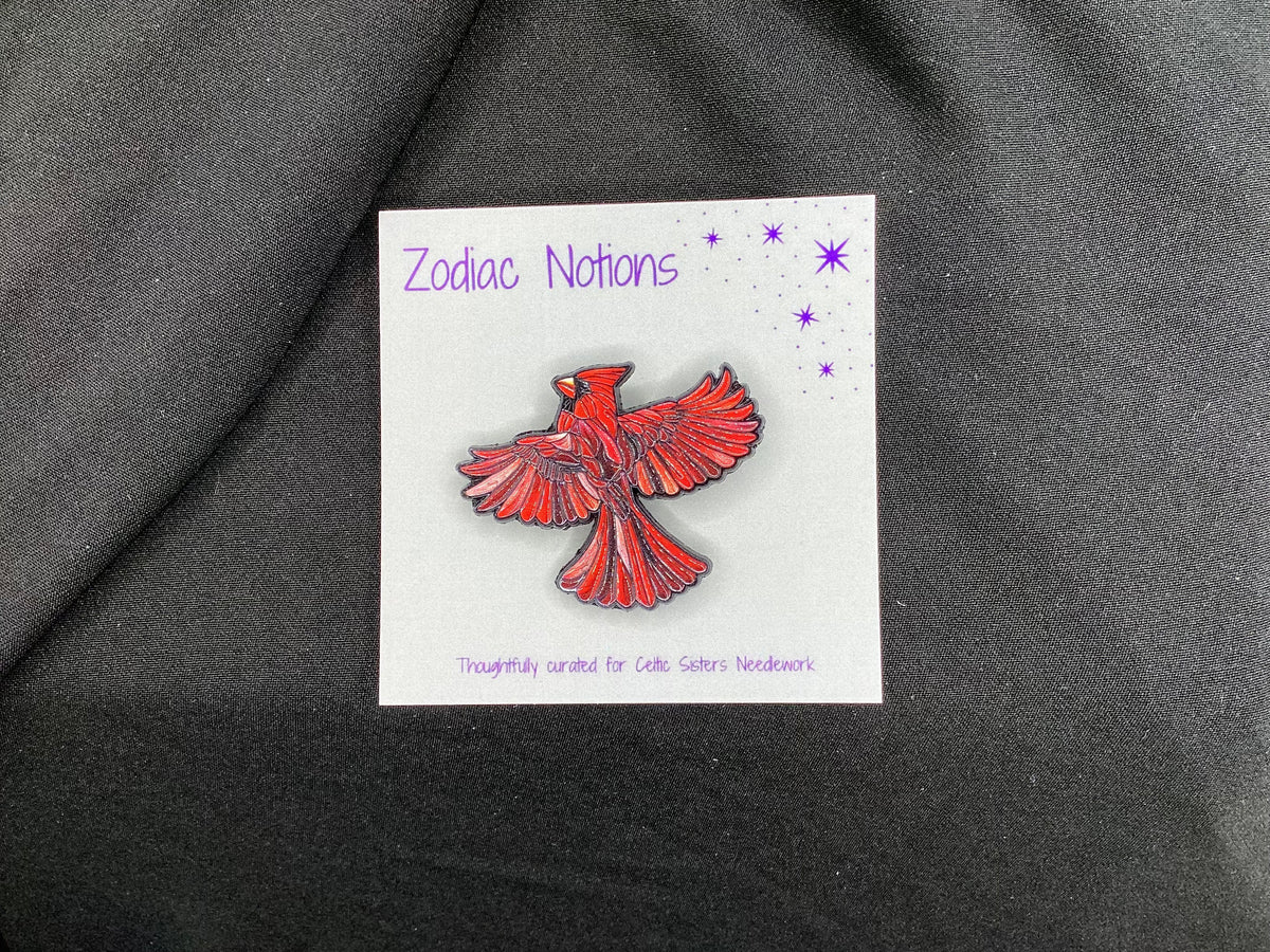 "Stained Glass" Cardinal