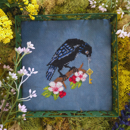 Crow in the Hawthorn