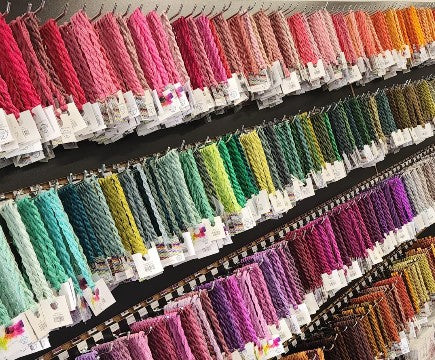 BeStitchMe's Hand Dyed Silk Threads