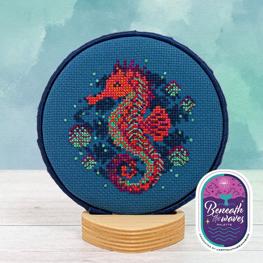 XStitch The Rainbow - Bubble Seahorse
