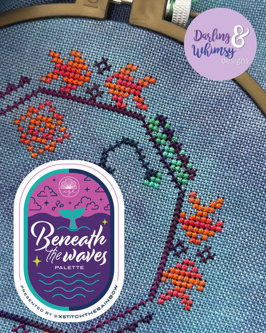 XStitch The Rainbow - Quirky Quaker Anglerfish