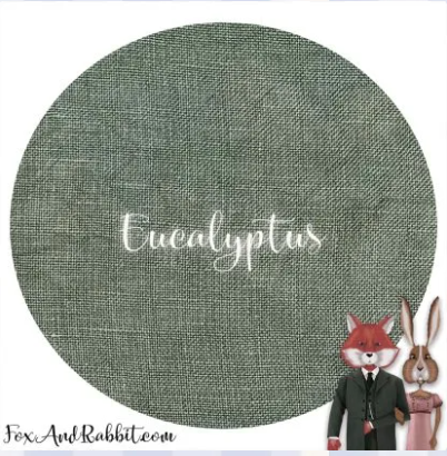 Fox and Rabbit - "Eucalyptus" - 36 ct - Fat Half