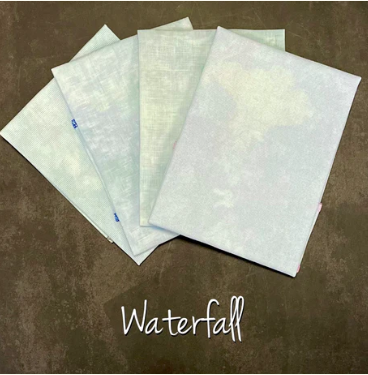 "Waterfall" - 14 count - Fat Quarter