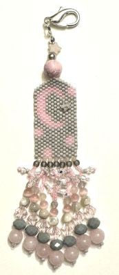 Crescent Moon and Stars Fob