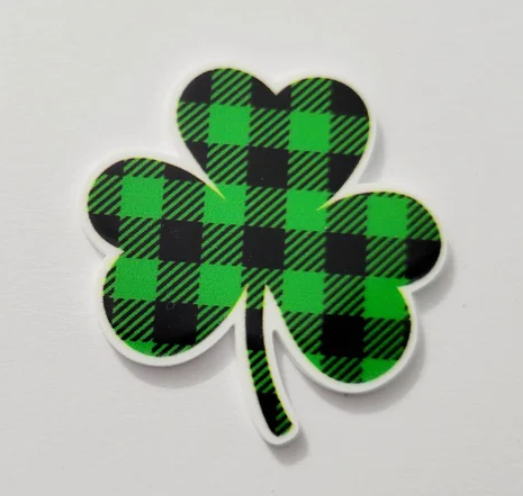 Plaid Clover Needle Minder
