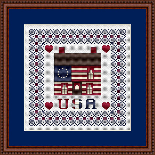 Patriotic Home Cabin
