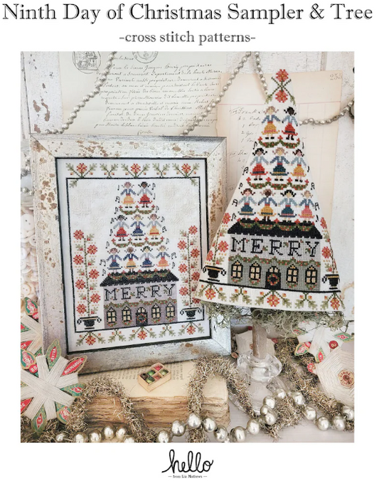 Ninth Day of Christmas Sampler & Tree
