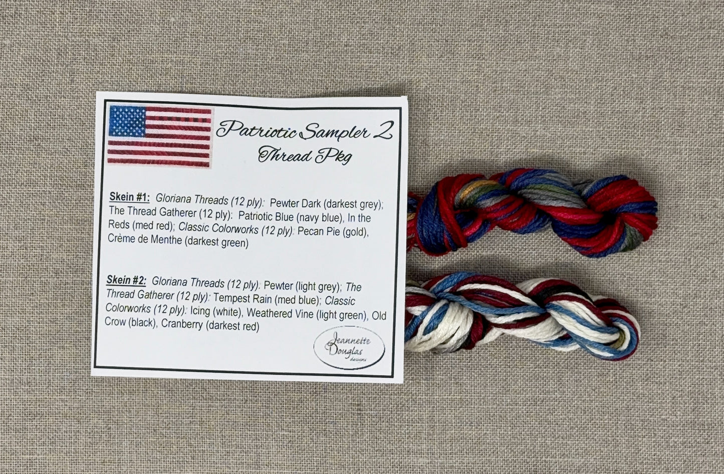 Patriotic Sampler 2 - Thread Pack