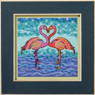 Laurel Burch Kit - Flowering Flamingos