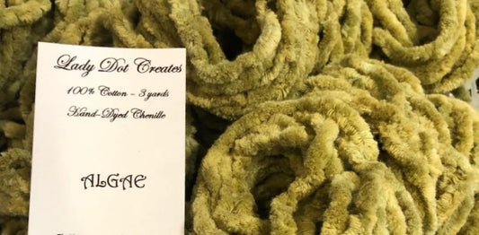 Lady Dot Creates -Green Chenille