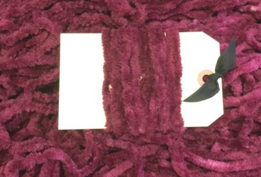 Lady Dot Creates -Pink / Red Chenille