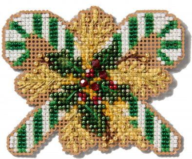 Mill Hill Kit - Green Candy Canes