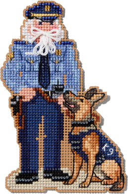 Mill Hill Kit - Police Officer Santa
