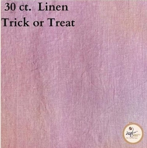 "Trick or Treat" - 30 ct linen