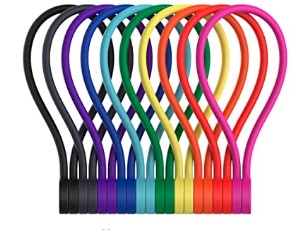 Magnetic Silicon Cable ties