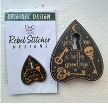 Keys To The Future Enamel Needle Minder