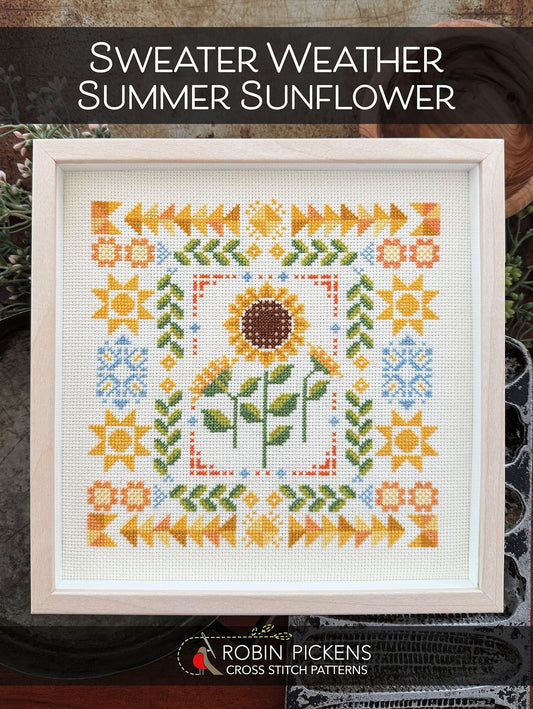 Sweater Weather Summer Sunflower
