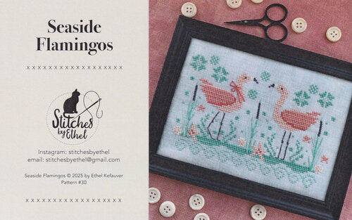 Seaside Flamingos