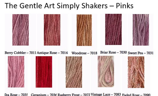 The Gentle Art Simply Shaker Threads - Pinks