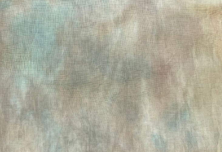 “The Beach” by Mani di Donna 36 ct Hand Dyed Linen